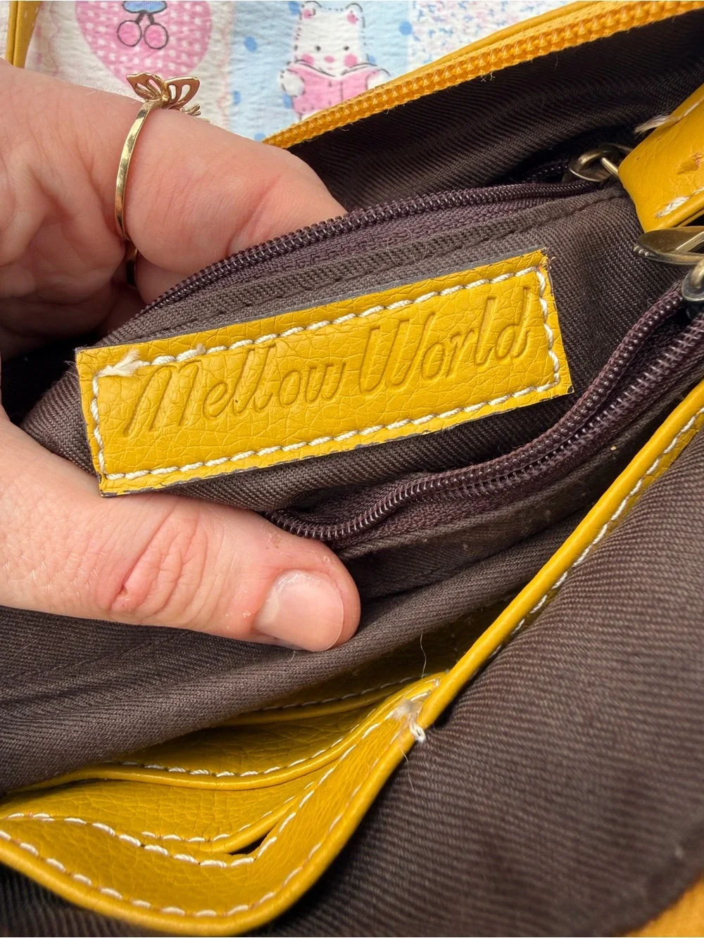 Mellow World Mustard Yellow Women's Crossbody Bag